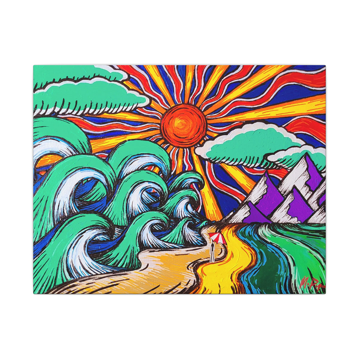 Beach Day — Canvas