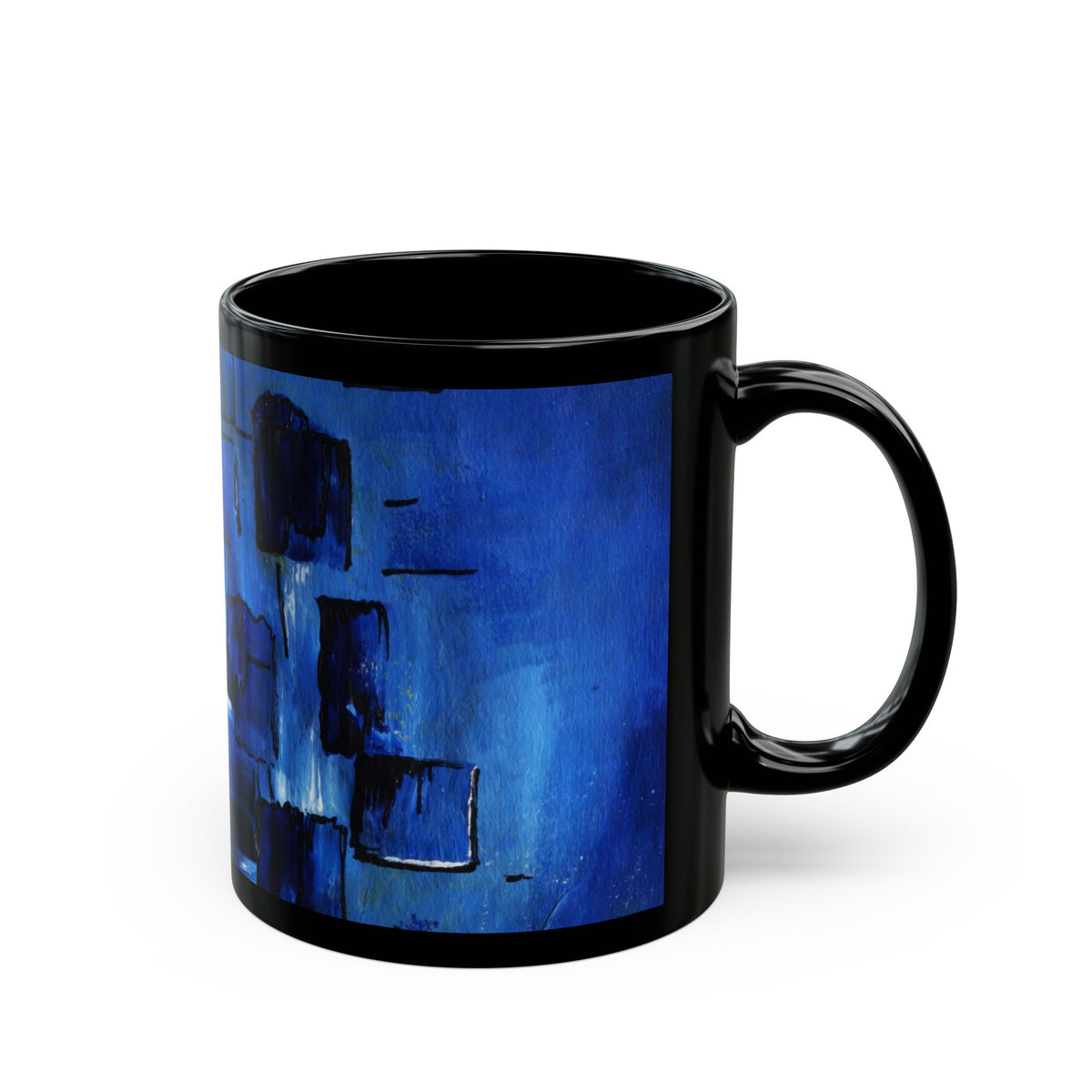 Blue Squares — Mug