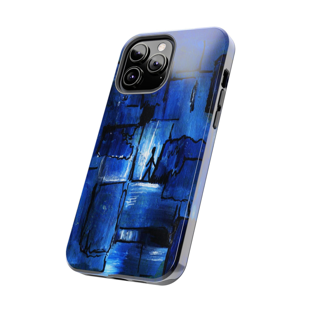 Blue Squares — Phone Case
