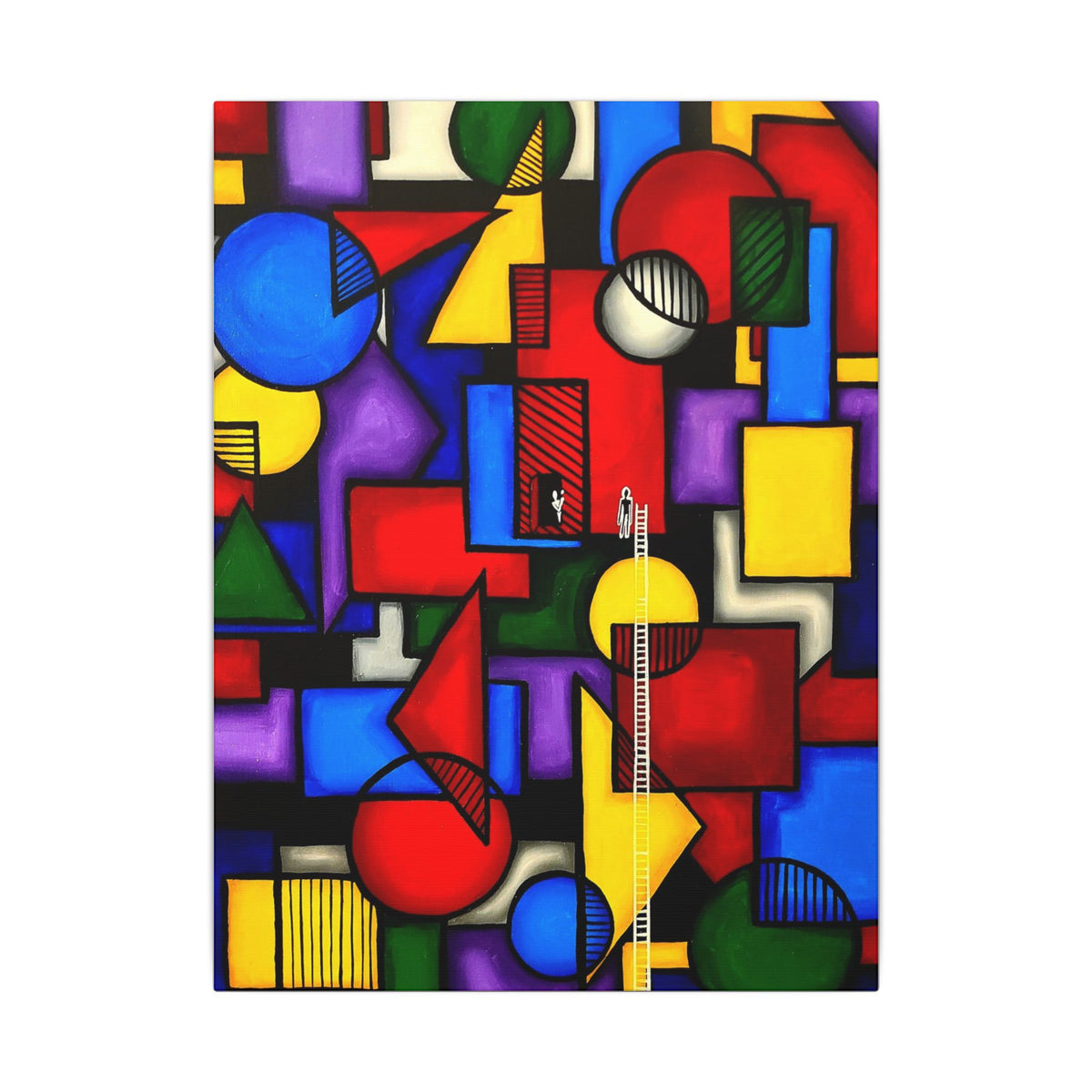 Climbing Squares — Canvas