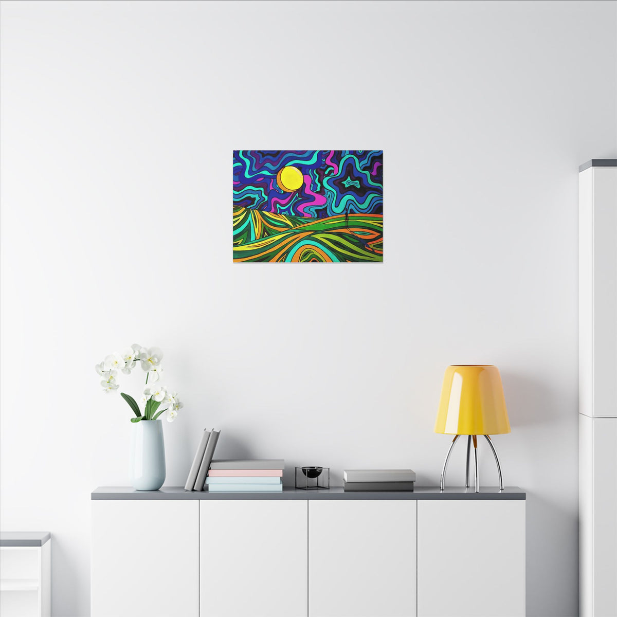 Trippy Landscape — Canvas