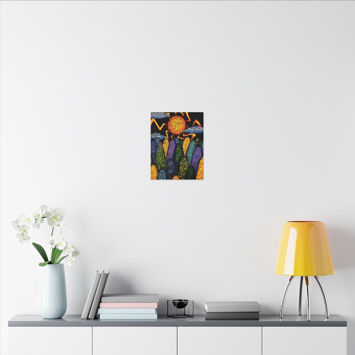 New King on Hills — Canvas
