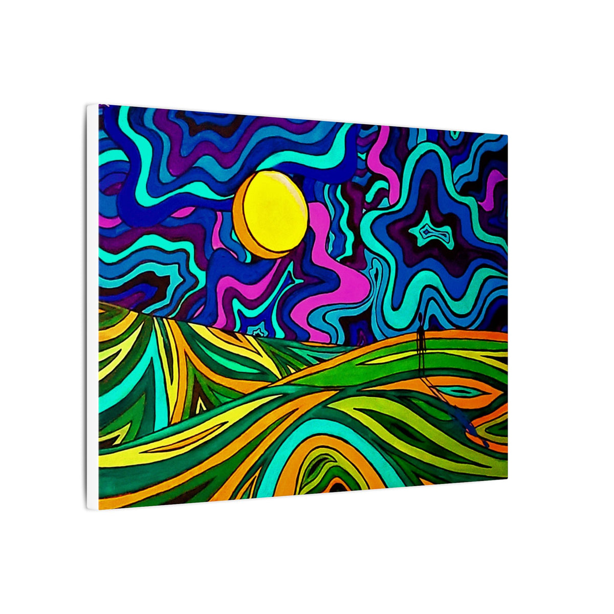 Trippy Landscape — Canvas