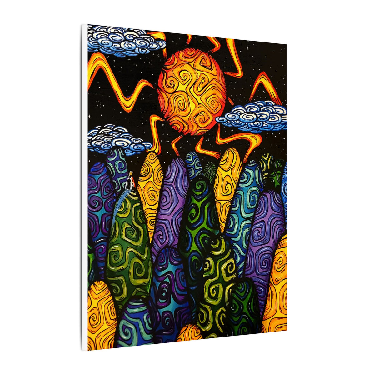 New King on Hills — Canvas