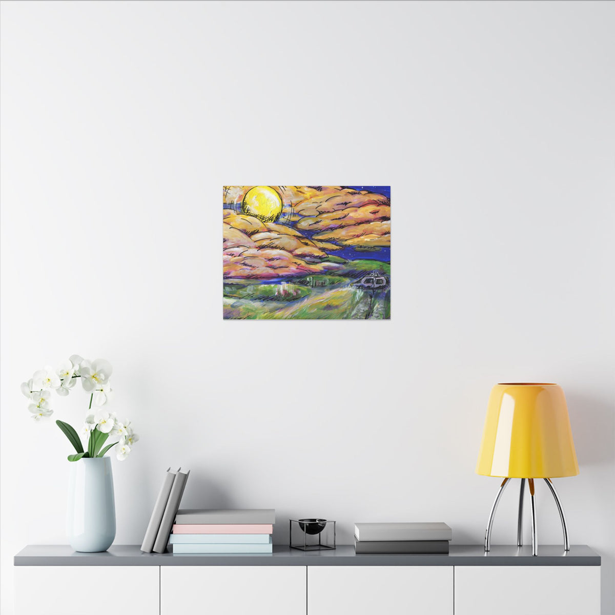 Car and Rabbit — Canvas