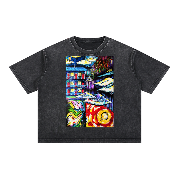 Waco — Mineral Wash Boxy Tee · Art Front