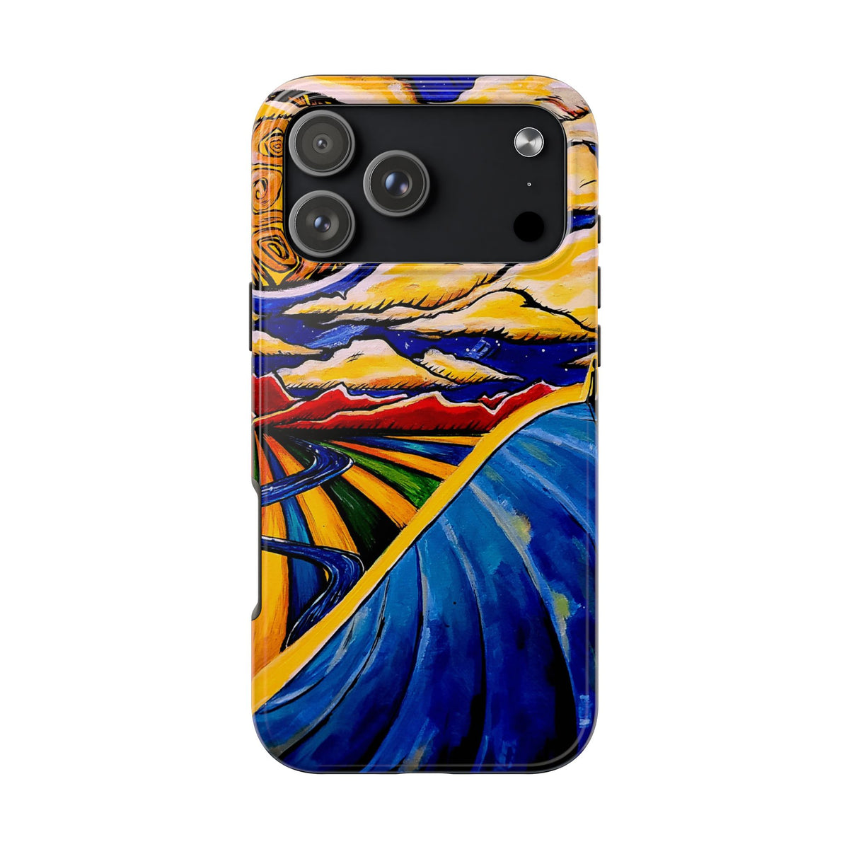Two People on a Hill — Phone Case