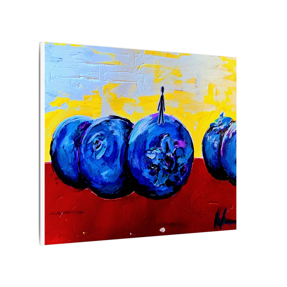 Man on the Blueberries — Canvas