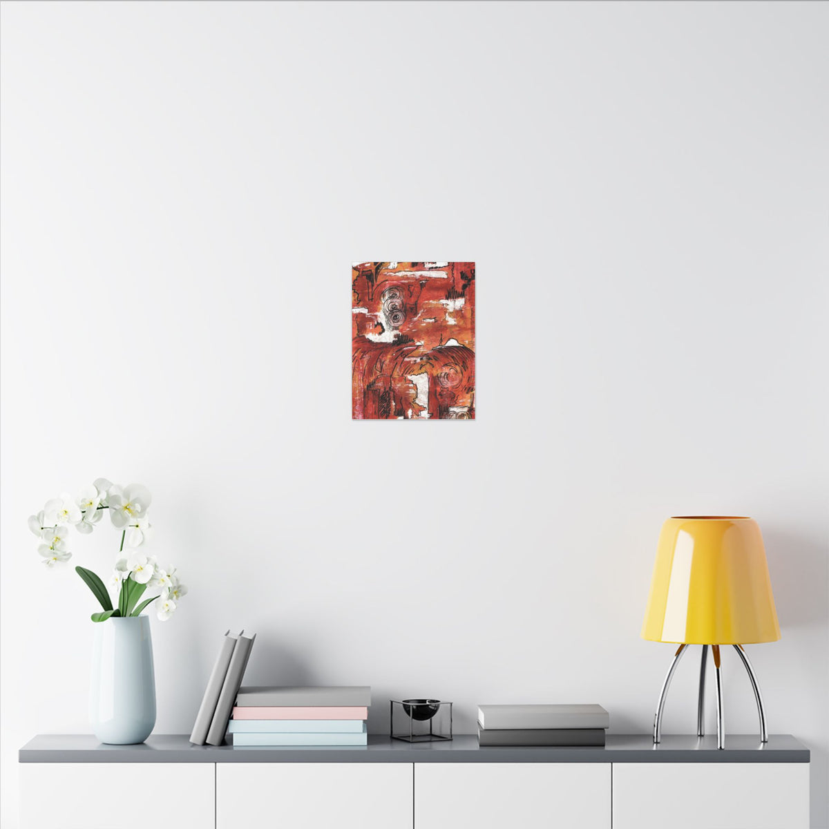 Red Waves — Canvas