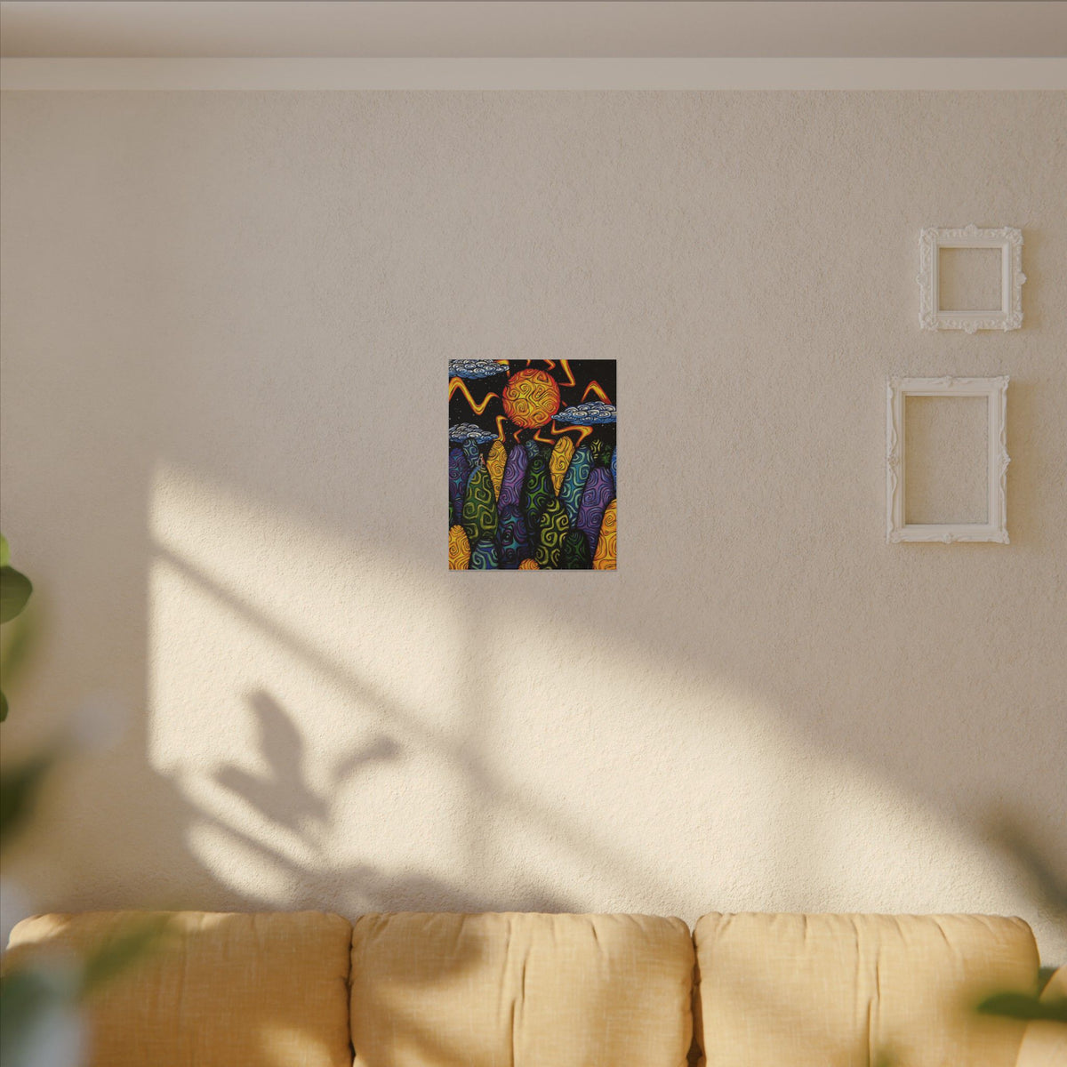 New King on Hills — Canvas