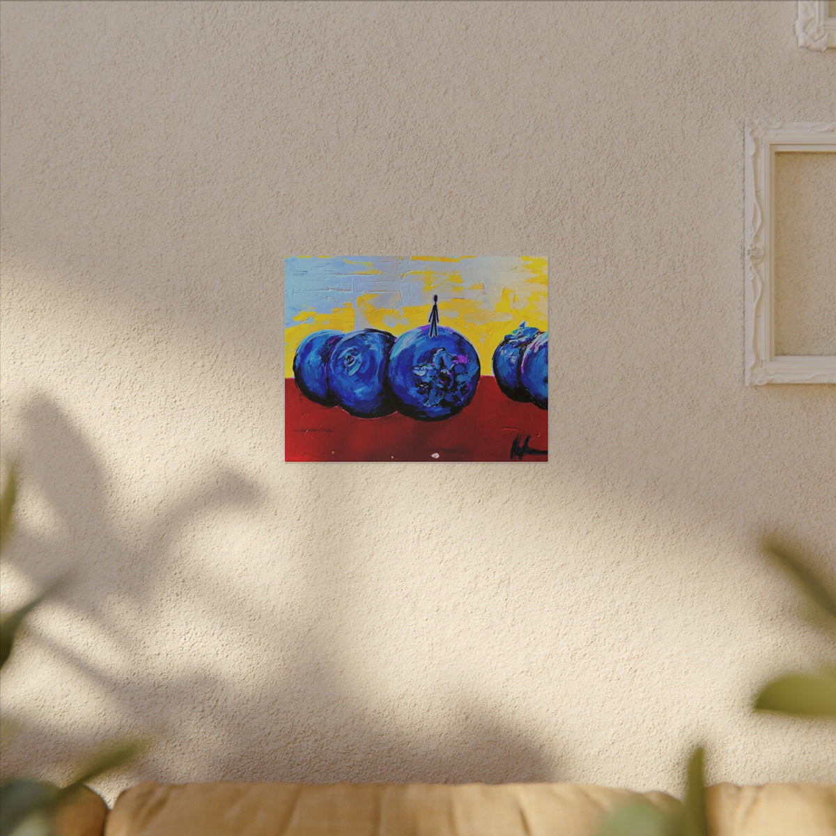 Man on the Blueberries — Canvas