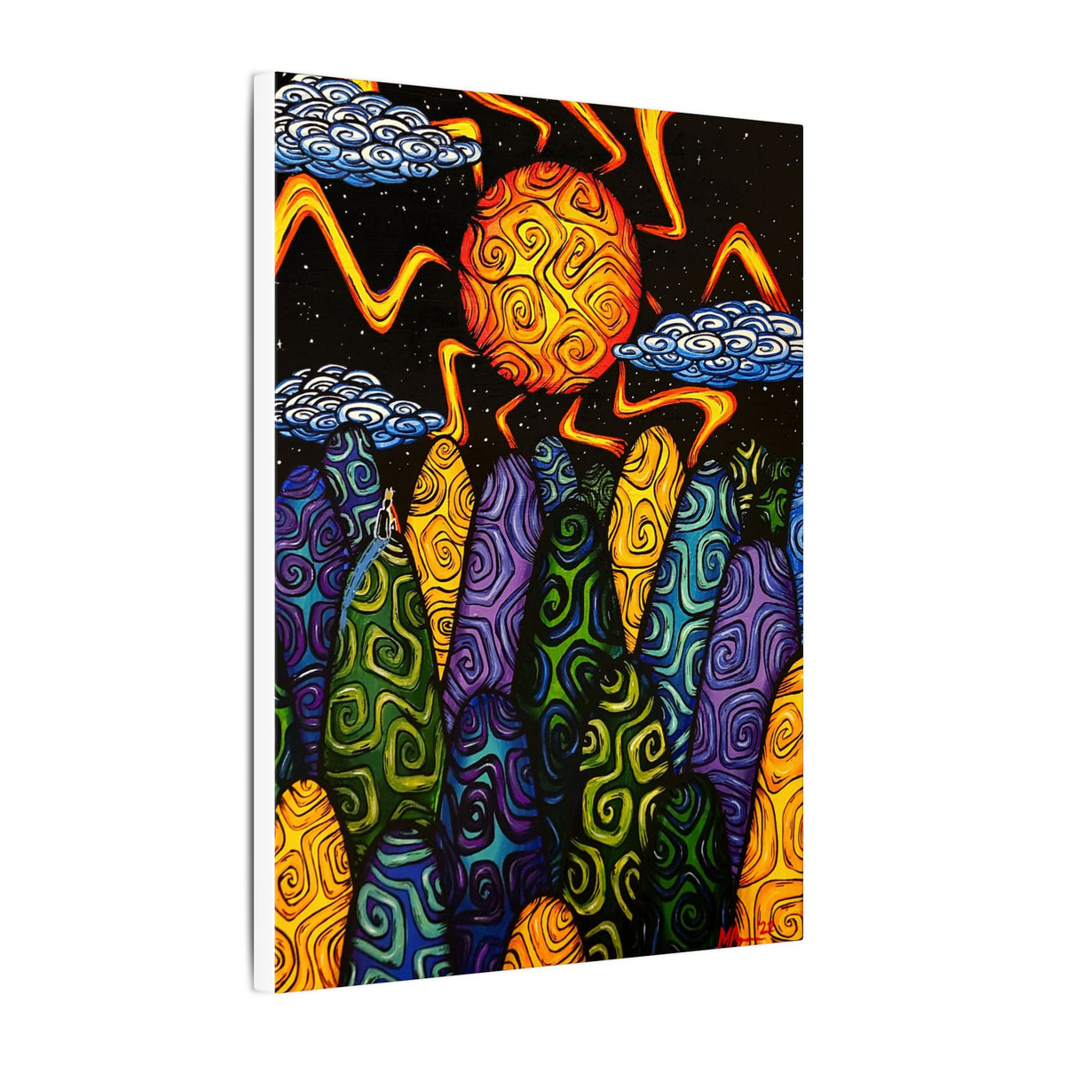 New King on Hills — Canvas