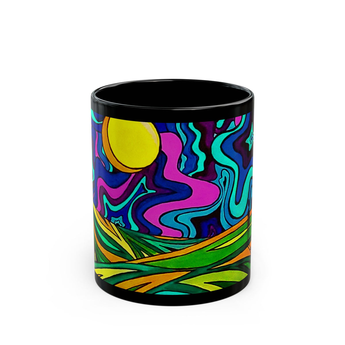 Trippy Landscape — Mug