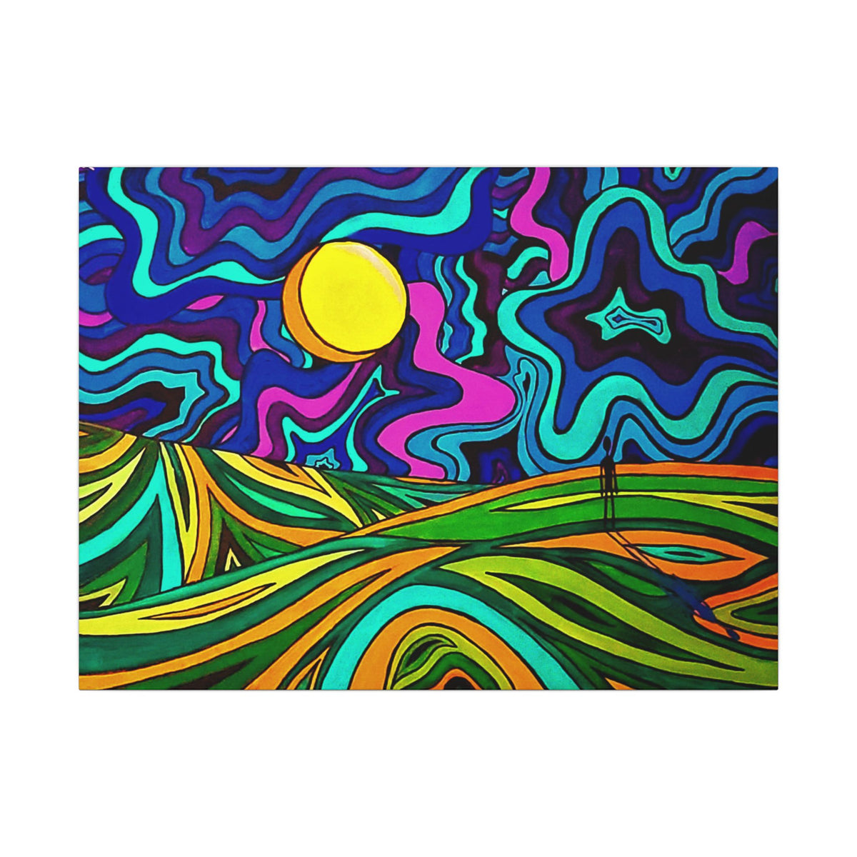 Trippy Landscape — Canvas