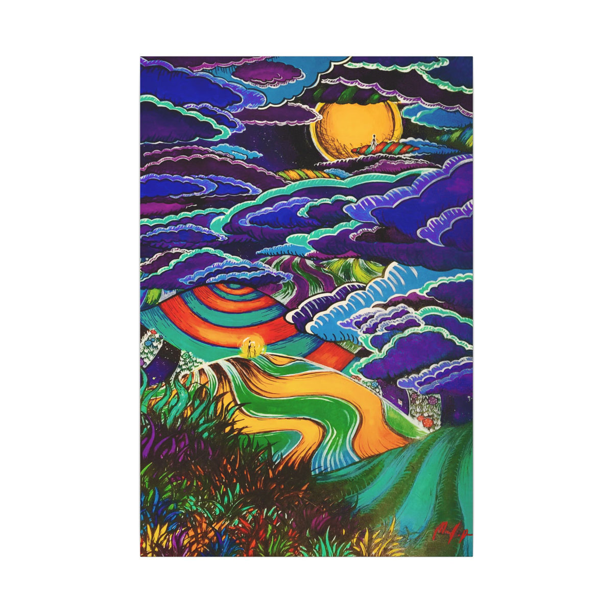 A Scene I Saw — Canvas