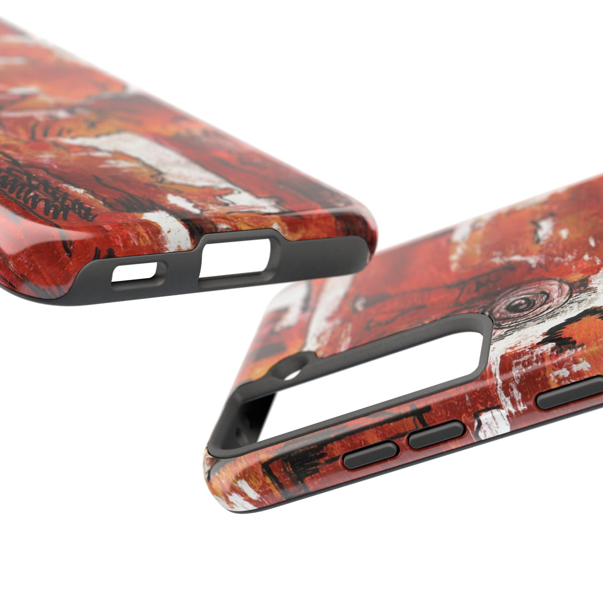 Red Waves — Phone Case