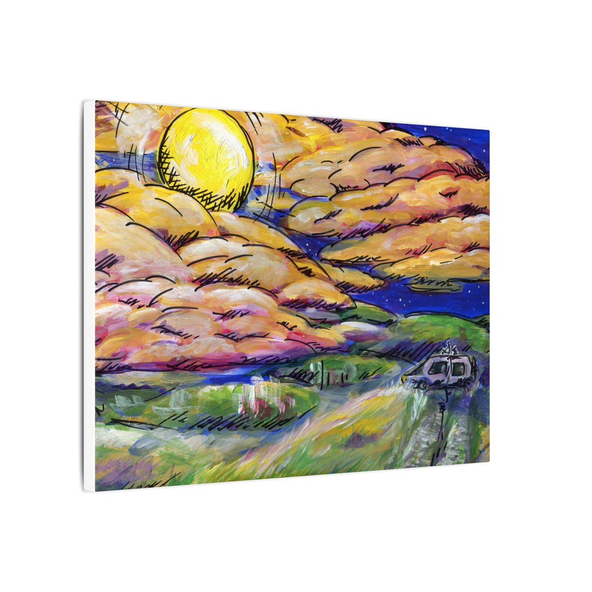 Car and Rabbit — Canvas