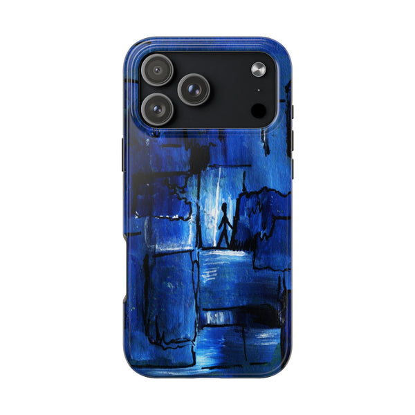 Blue Squares — Phone Case