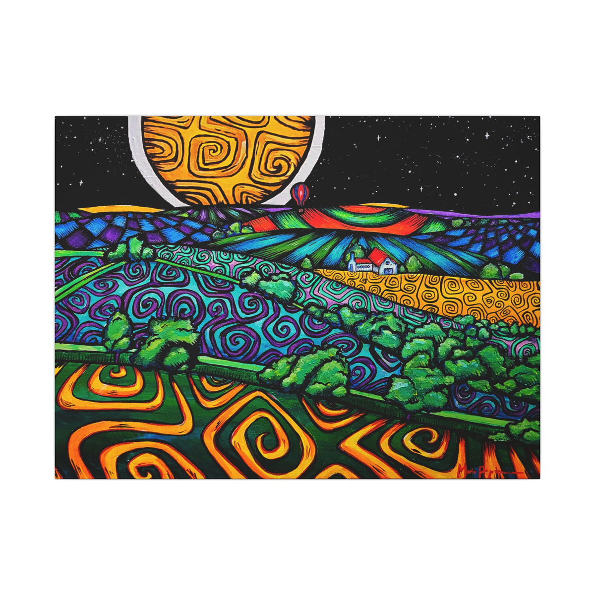 Hot Air Balloon — Canvas