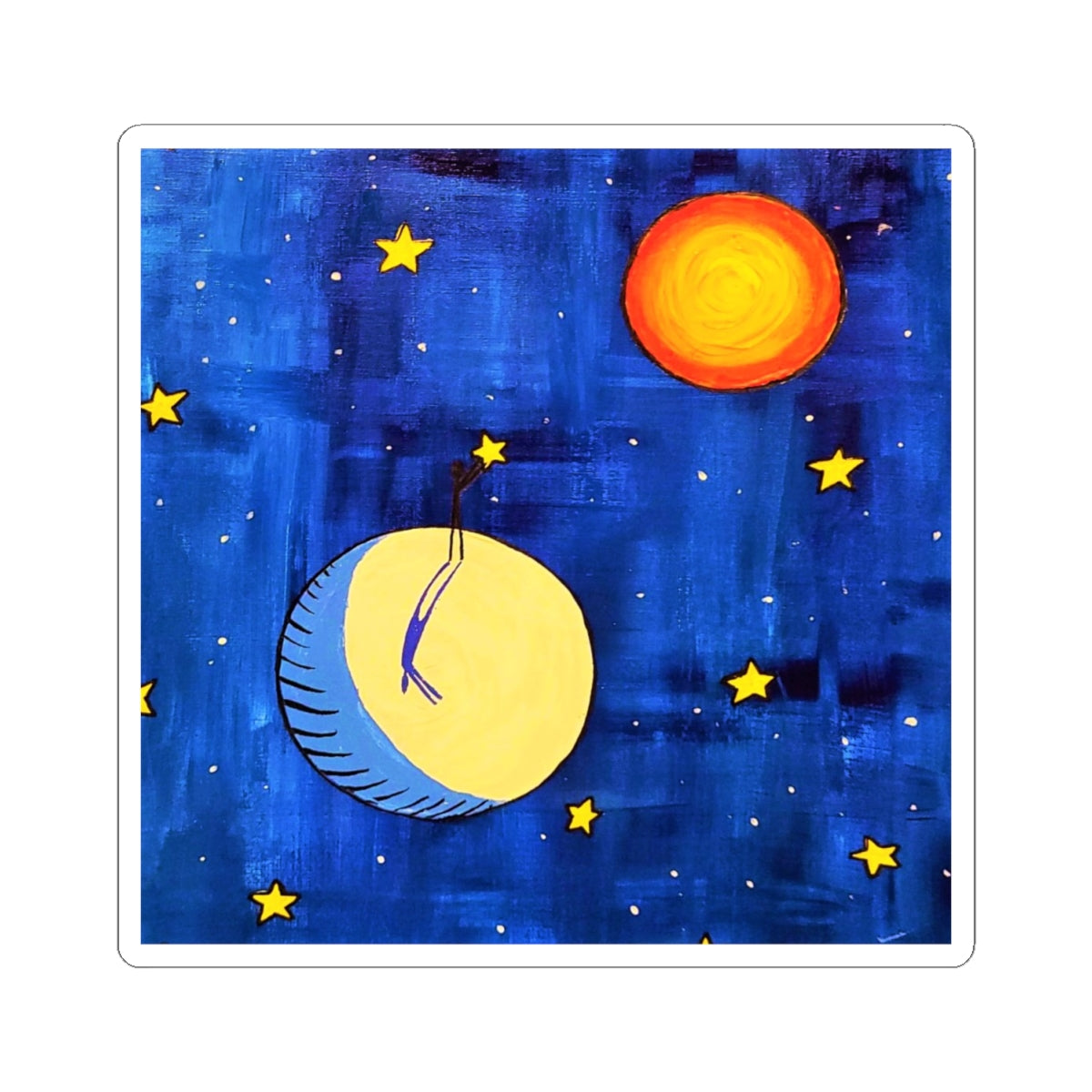 Man on the Moon — Sticker