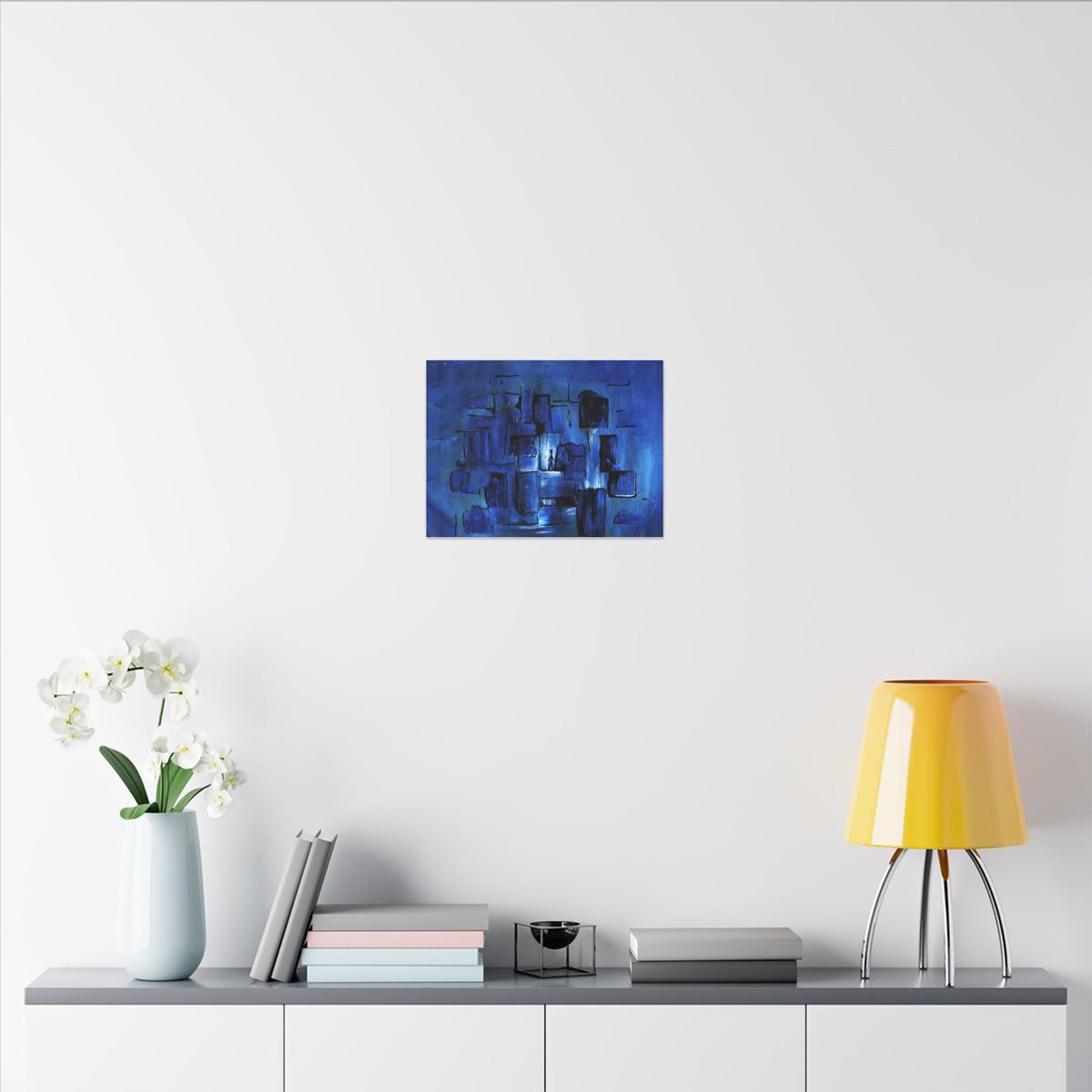 Blue Squares — Canvas