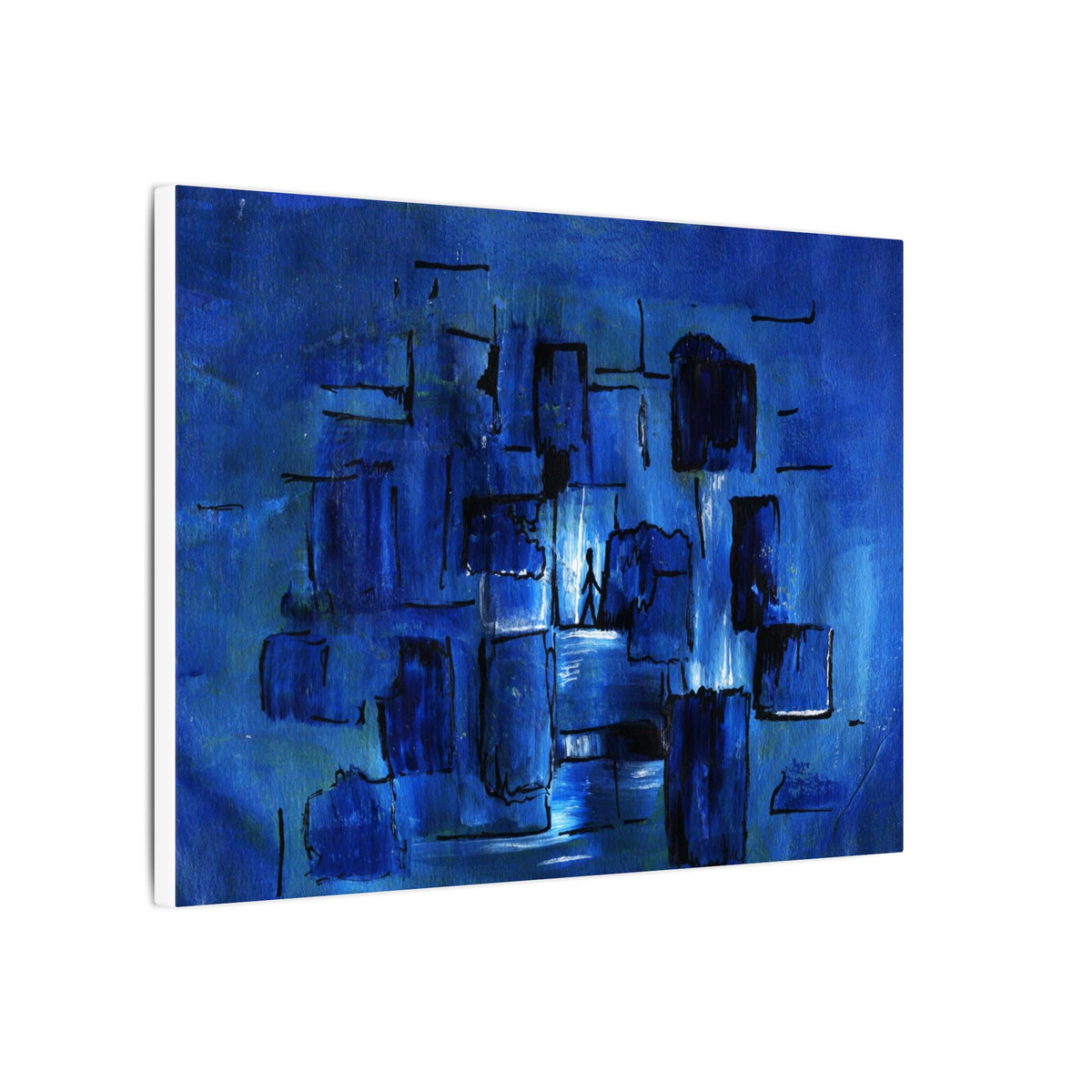 Blue Squares — Canvas