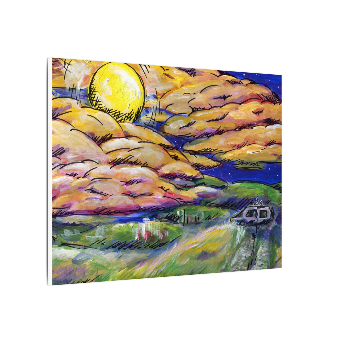 Car and Rabbit — Canvas
