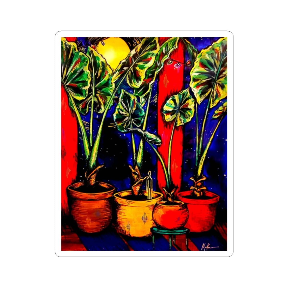 Man in the Plants — Sticker