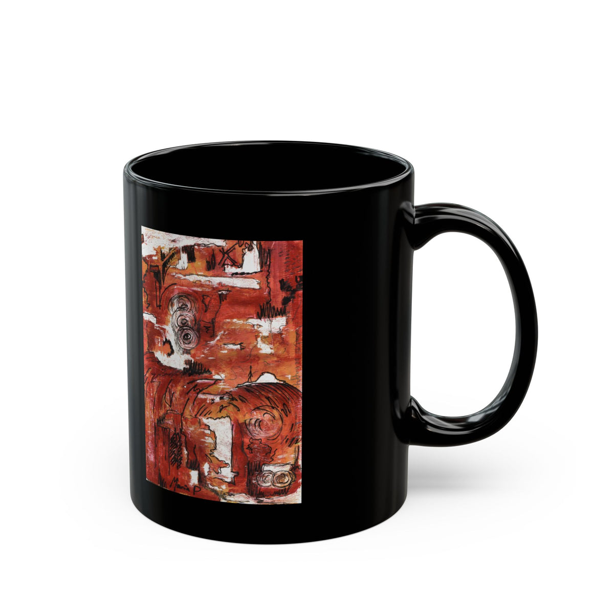 Red Waves — Mug
