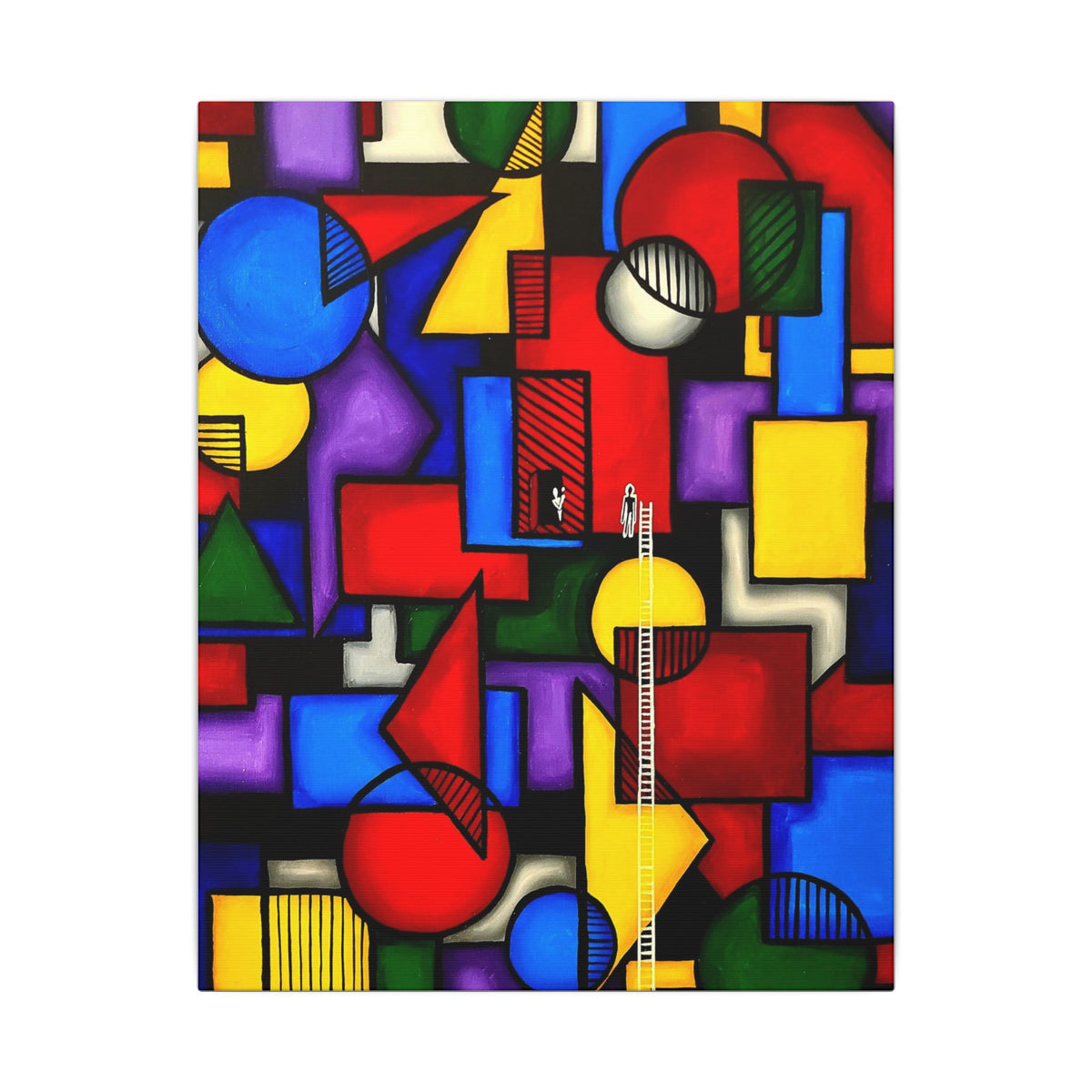 Climbing Squares — Canvas