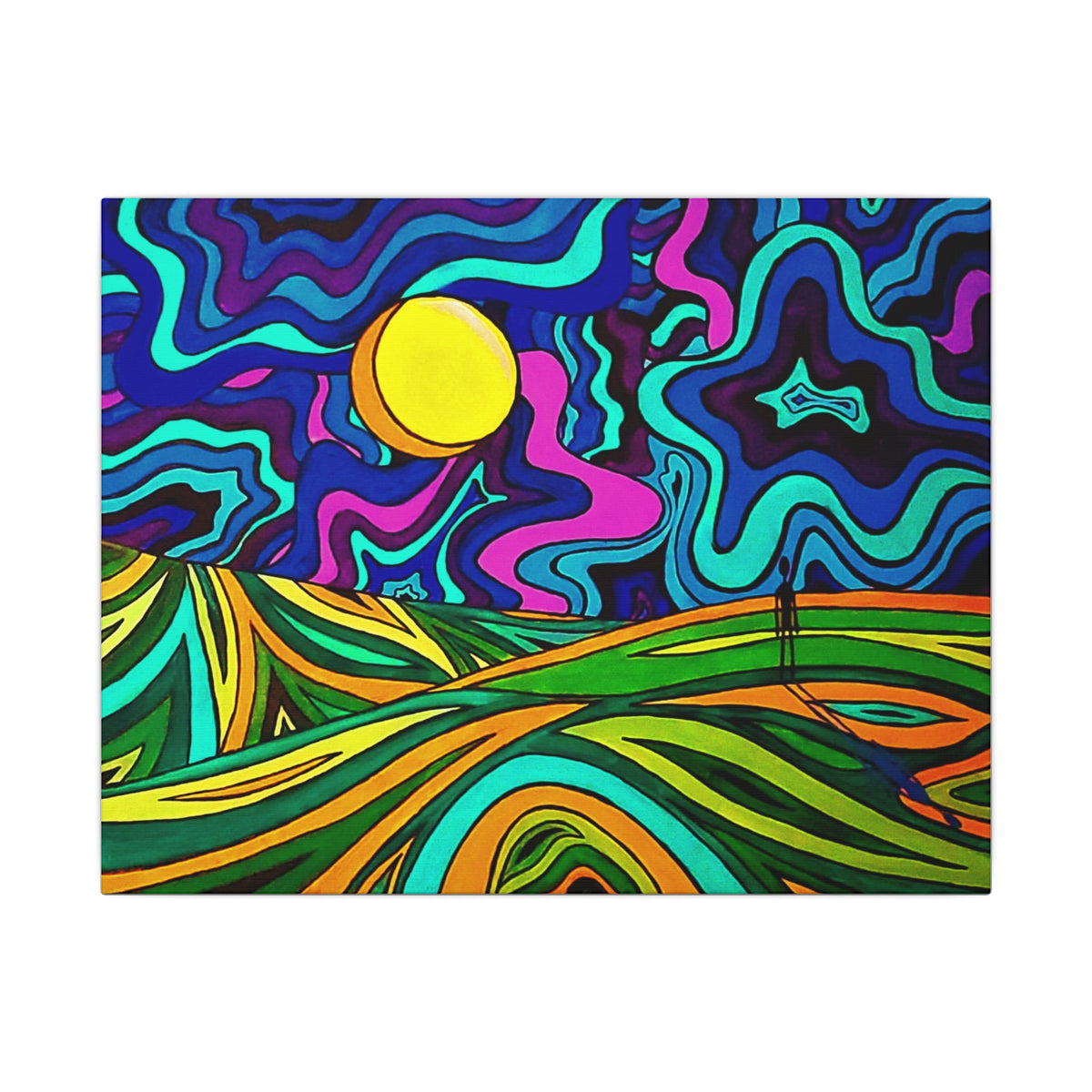 Trippy Landscape — Canvas