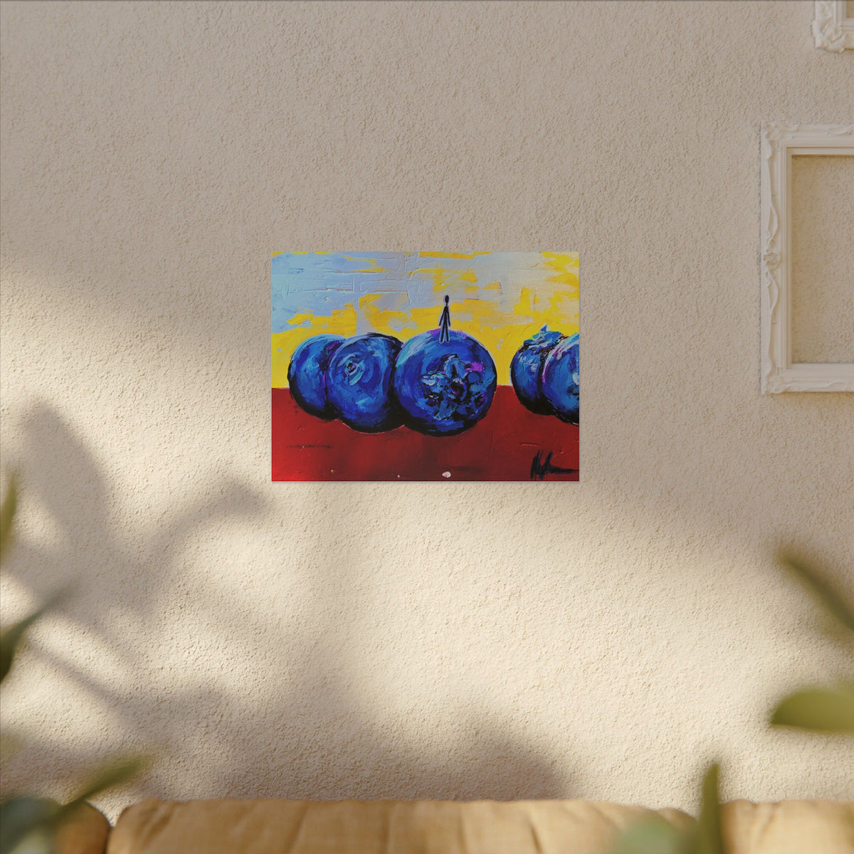 Man on the Blueberries — Canvas