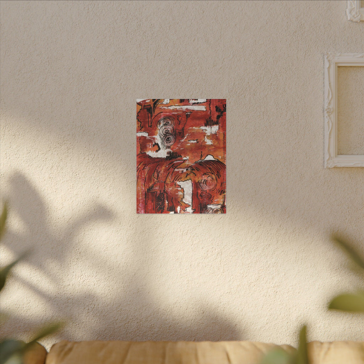 Red Waves — Canvas