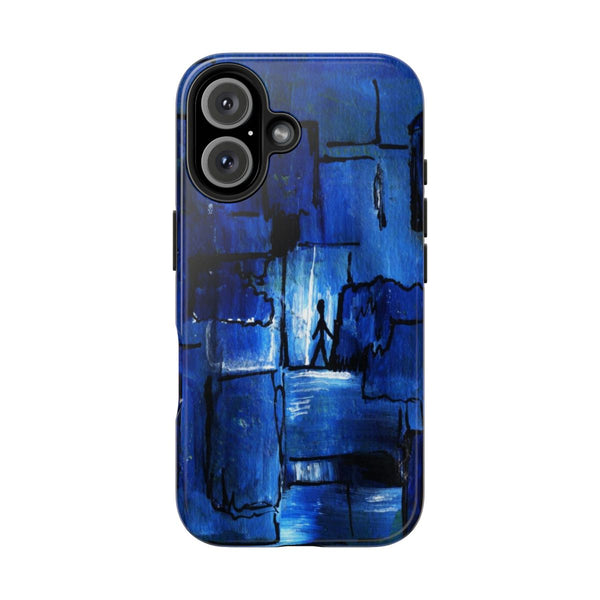 Blue Squares — Phone Case