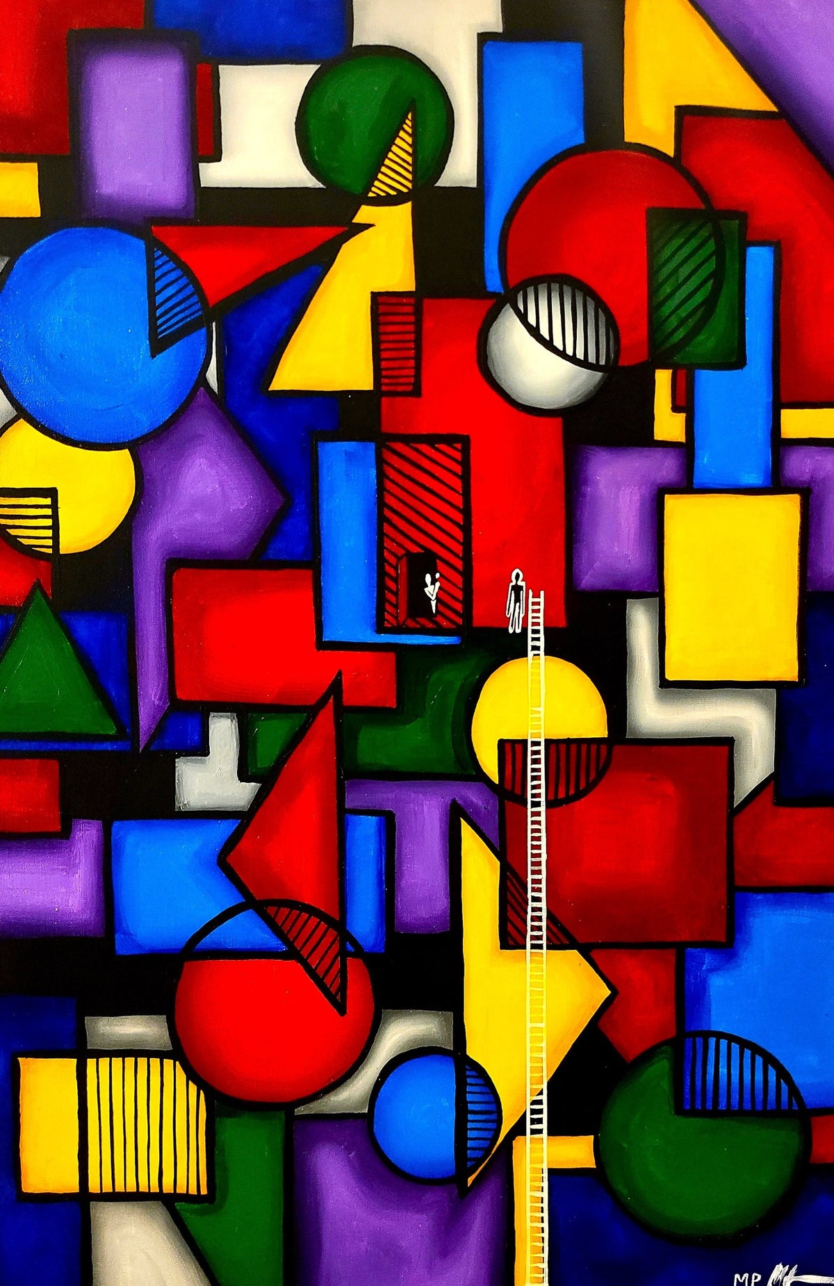 Climbing Squares by Maria Popescu