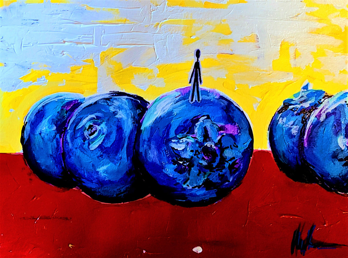 Man on the Blueberries