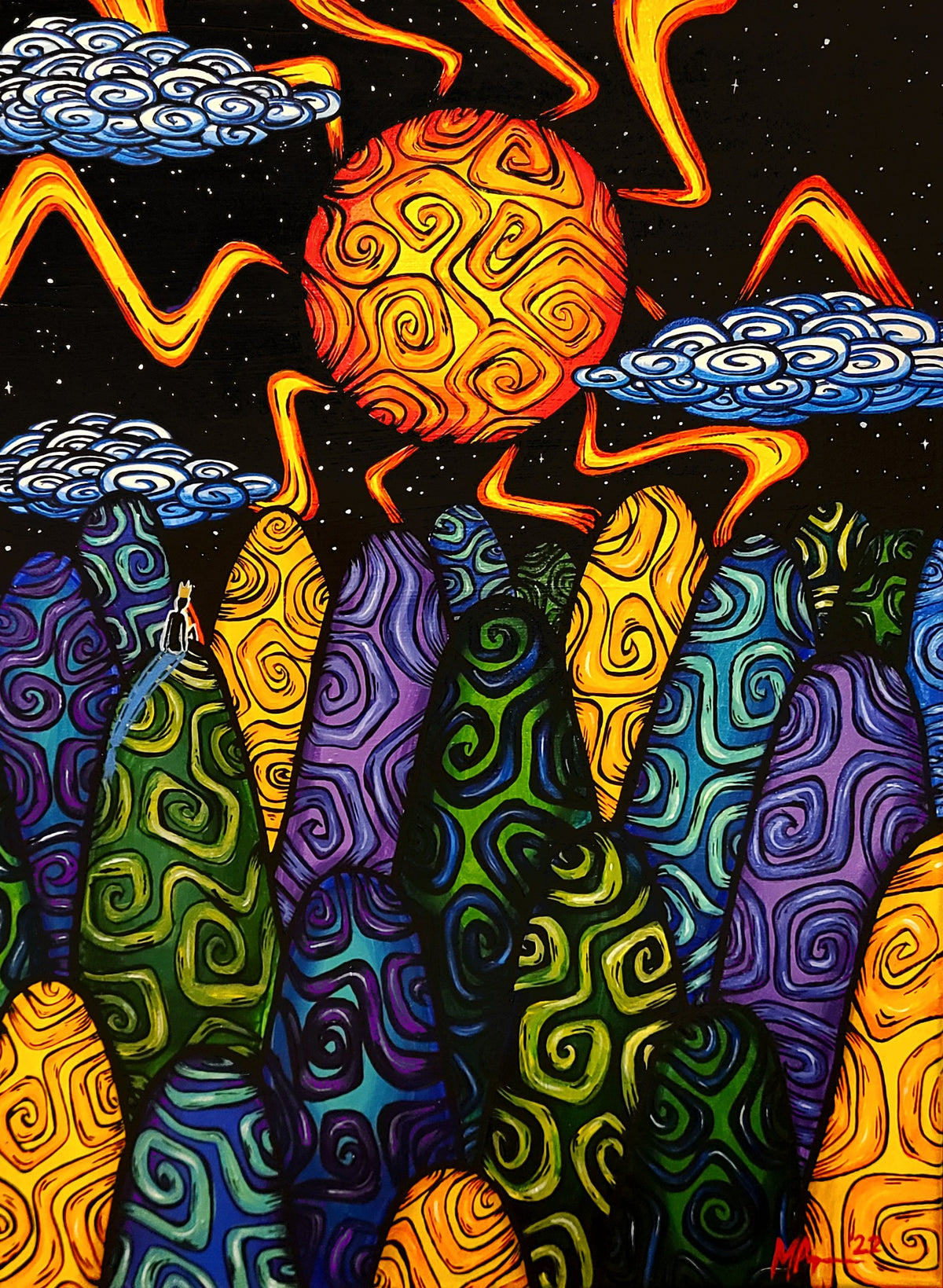 New King on Hills by Maria Popescu