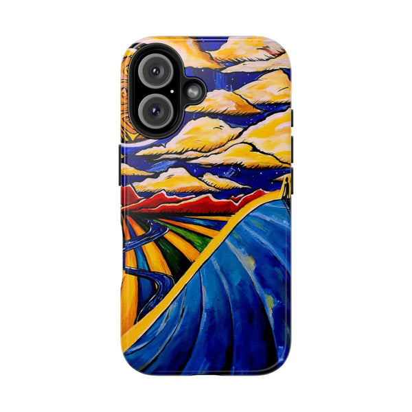 Two People on a Hill — Phone Case