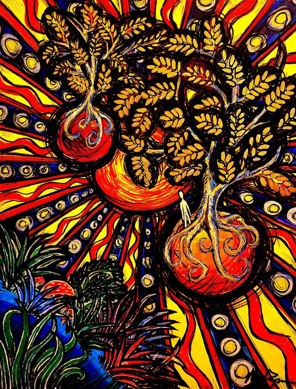 Two Trees by Maria Popescu